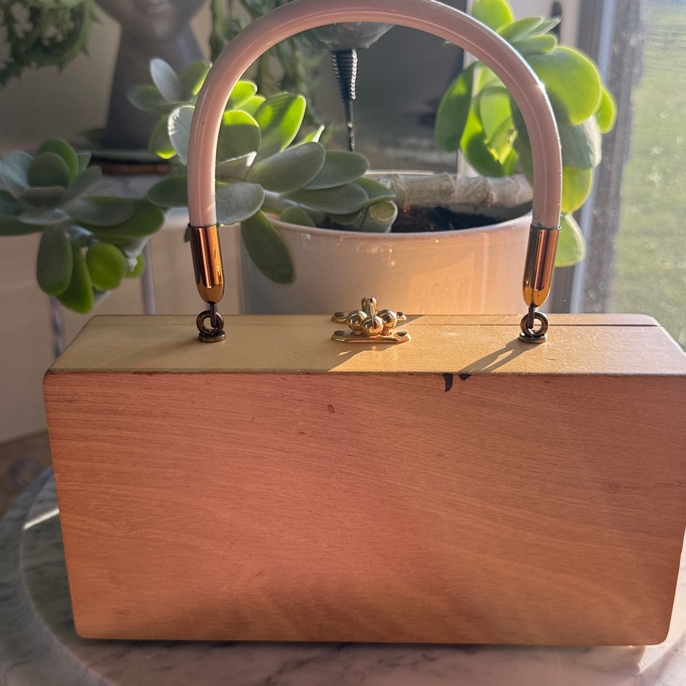 Enid Collins of Texas- MONEY TREE
Wooden Box Bag, VINTAGE 1960’s - Picture 6 of 11
